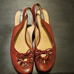 Vintage Marc Jacobs Red Slingback Sandals